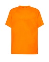 T-shirt Sportowy Poliester JHK100 - Orange Fluor