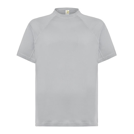 T-shirt Sportowy Poliester JHK100 - Silver