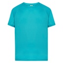 T-shirt Sportowy Poliester JHK100 - Turquoise