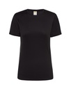 T-shirt Damski Sportowy Slim Poliester JHK101 - Black