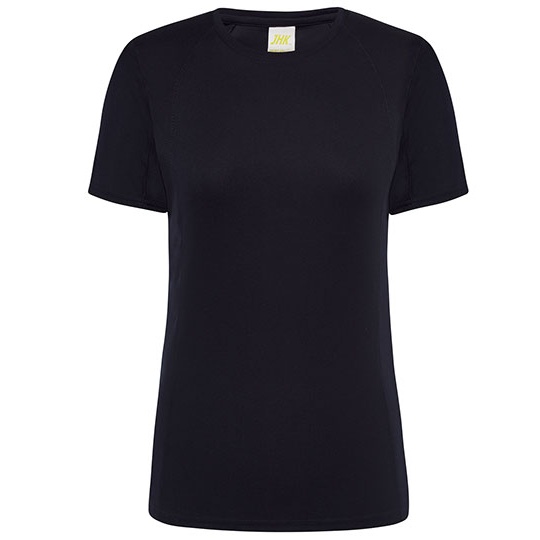 T-shirt Damski Sportowy Slim Poliester JHK101 - Navy