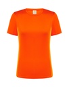 T-shirt Damski Sportowy Slim Poliester JHK101 - Orange