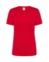T-shirt Damski Sportowy Slim Poliester JHK101 - Red