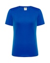 T-shirt Damski Sportowy Slim Poliester JHK101 - Royal Blue