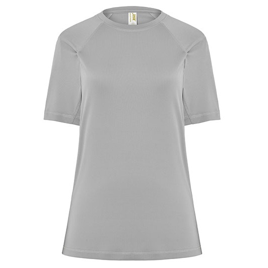 T-shirt Damski Sportowy Slim Poliester JHK101 - Silver