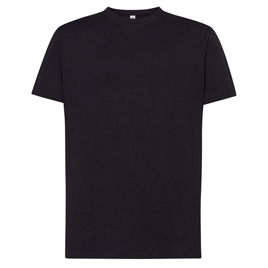 Koszulka Klasyczna Bawelniana JHK150 - Black