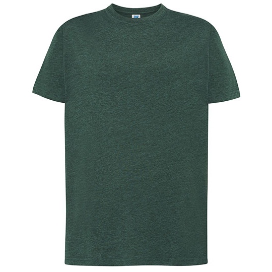 Koszulka Klasyczna Bawelniana JHK150 - Bottle Green Heather