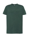 Koszulka Klasyczna Bawelniana JHK150 - Bottle Green Heather