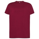 Koszulka Klasyczna Bawełniana JHK150 - Burgundy
