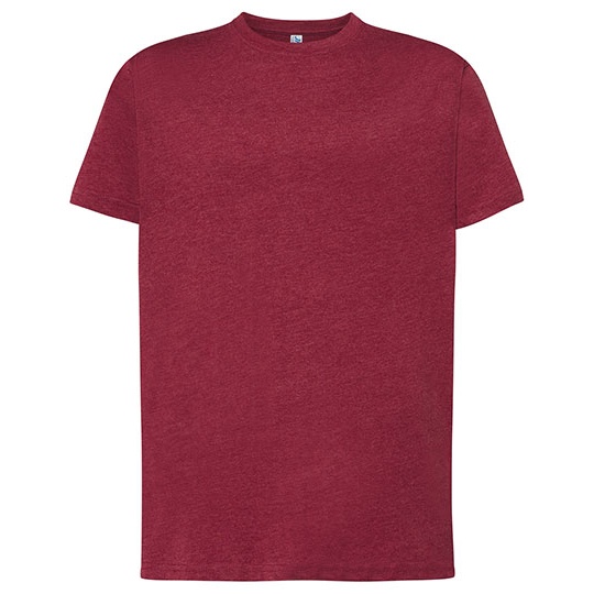 Koszulka Klasyczna Bawelniana JHK150 - Burgundy Heather
