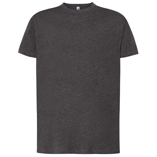 Koszulka Klasyczna Bawelniana JHK150 - Charcoal Heather