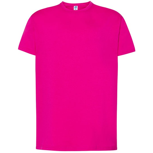 Koszulka Klasyczna Bawelniana JHK150 - Fuchsia