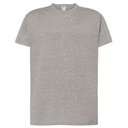 Koszulka Klasyczna Bawelniana JHK150 - Grey Melange