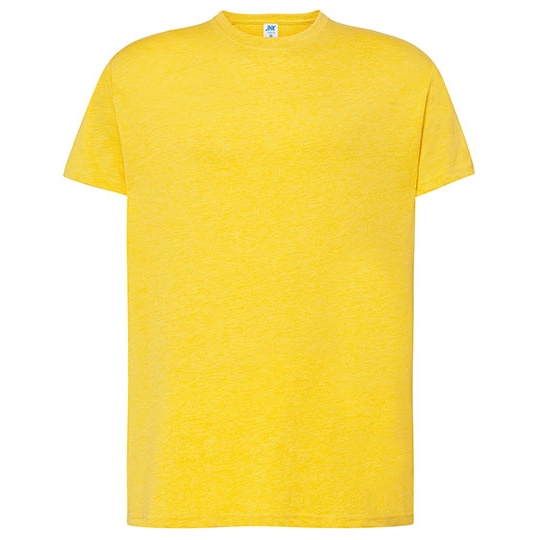Koszulka Klasyczna Bawelniana JHK150 - Mustard Heather