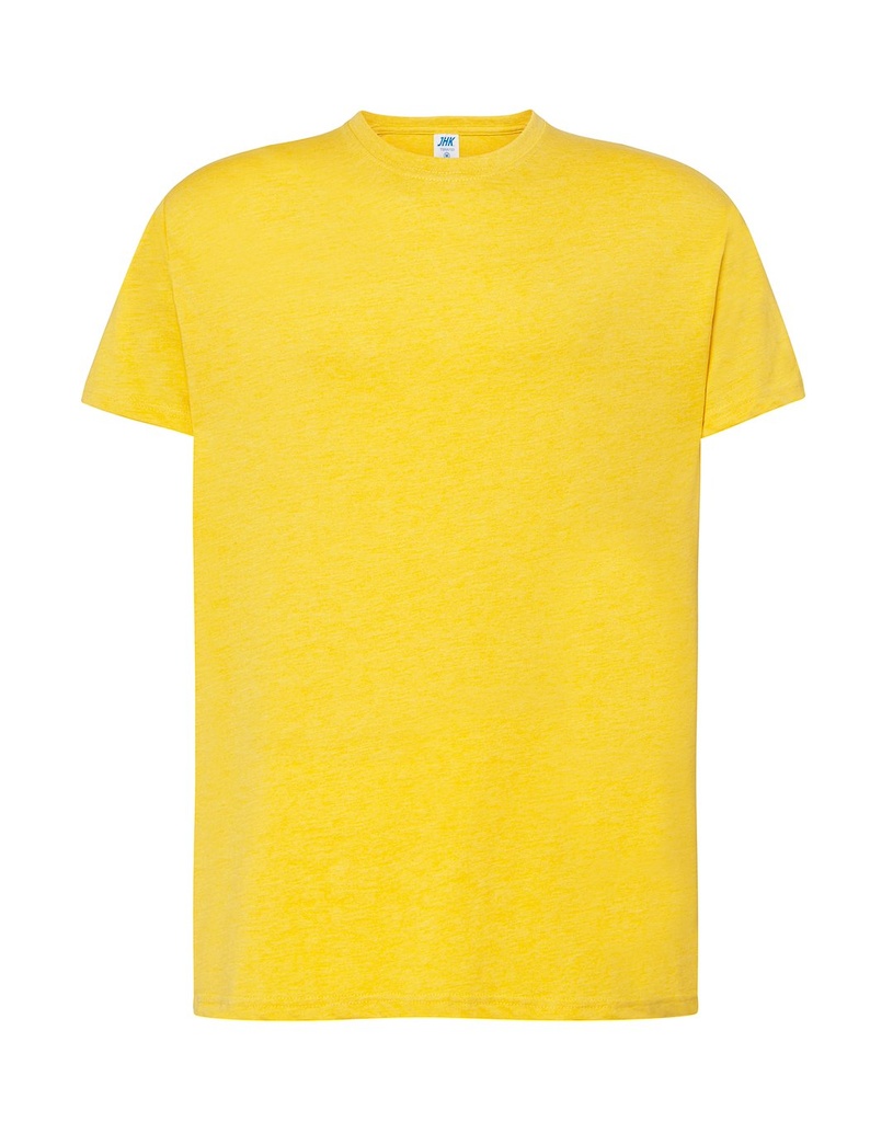 Koszulka Klasyczna Bawelniana JHK150 - Mustard Heather