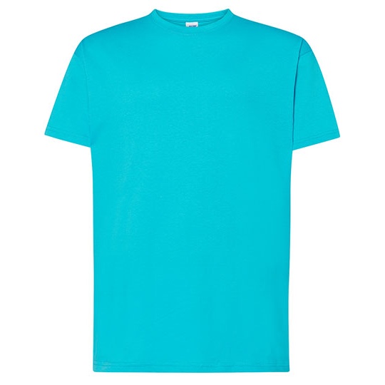 Koszulka Klasyczna Bawelniana JHK150 - Turquoise