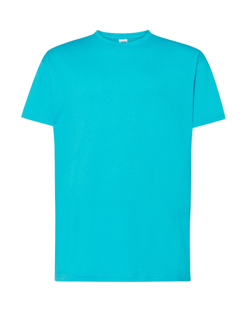 Koszulka Klasyczna Bawelniana JHK150 - Turquoise