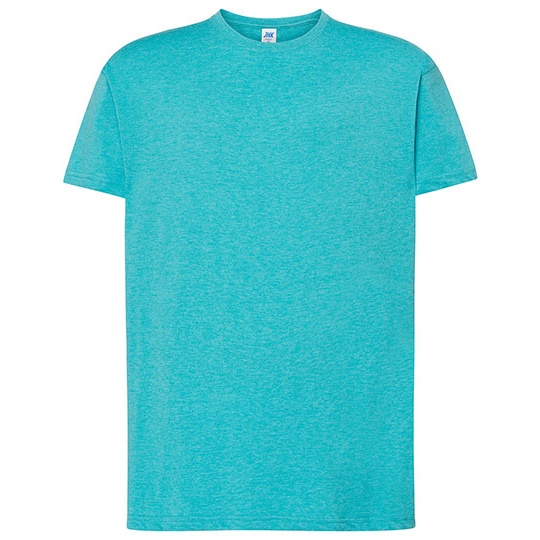 Koszulka Klasyczna Bawelniana JHK150 - Turquoise Heather