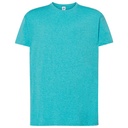 Koszulka Klasyczna Bawelniana JHK150 - Turquoise Heather