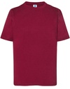 T-Shirt Dziecięcy Klasyczny Bawełniany JHK150K - Burgundy