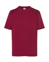 T-Shirt Dzieciecy Klasyczny Bawelniany JHK150K - Burgundy