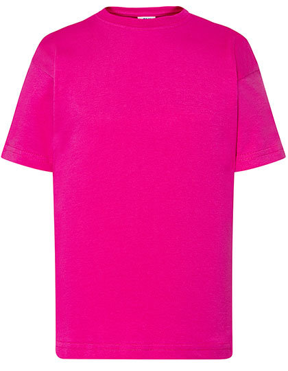 T-Shirt Dzieciecy Klasyczny Bawelniany JHK150K - Fuchsia
