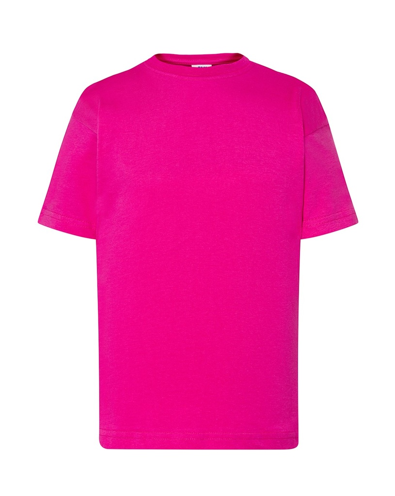 T-Shirt Dzieciecy Klasyczny Bawelniany JHK150K - Fuchsia