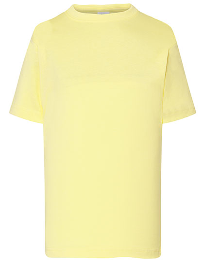 T-Shirt Dzieciecy Klasyczny Bawelniany JHK150K - Light Yellow