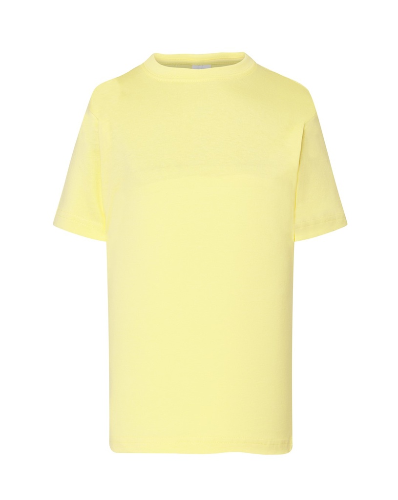 T-Shirt Dzieciecy Klasyczny Bawelniany JHK150K - Light Yellow