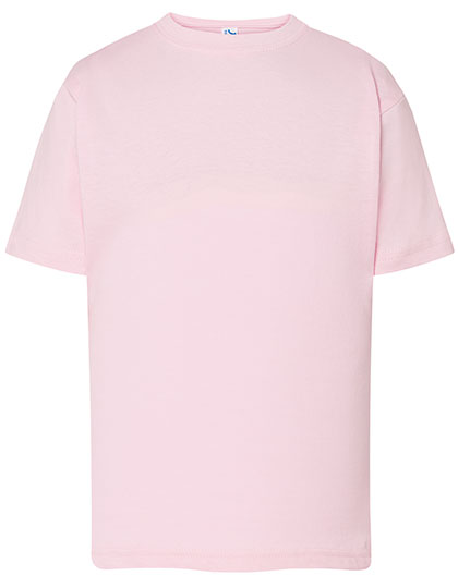 T-Shirt Dziecięcy Klasyczny Bawełniany JHK150K - Pink