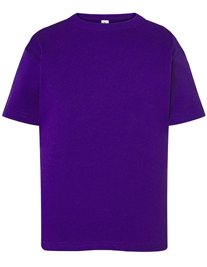 T-Shirt Dziecięcy Klasyczny JHK150K - Purple