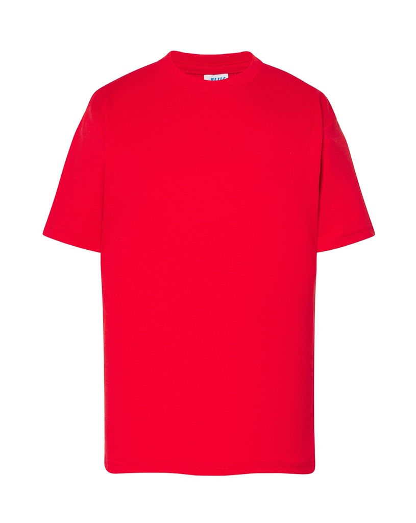 T-Shirt Dziecięcy Klasyczny Bawełniany JHK150K - Red