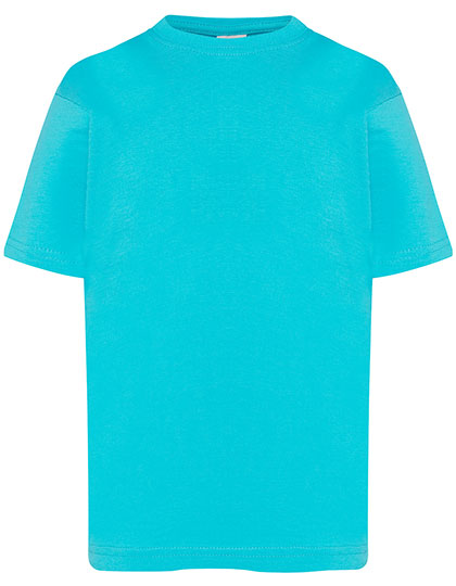 T-Shirt Dzieciecy Klasyczny Bawelniany JHK150K - Turquoise