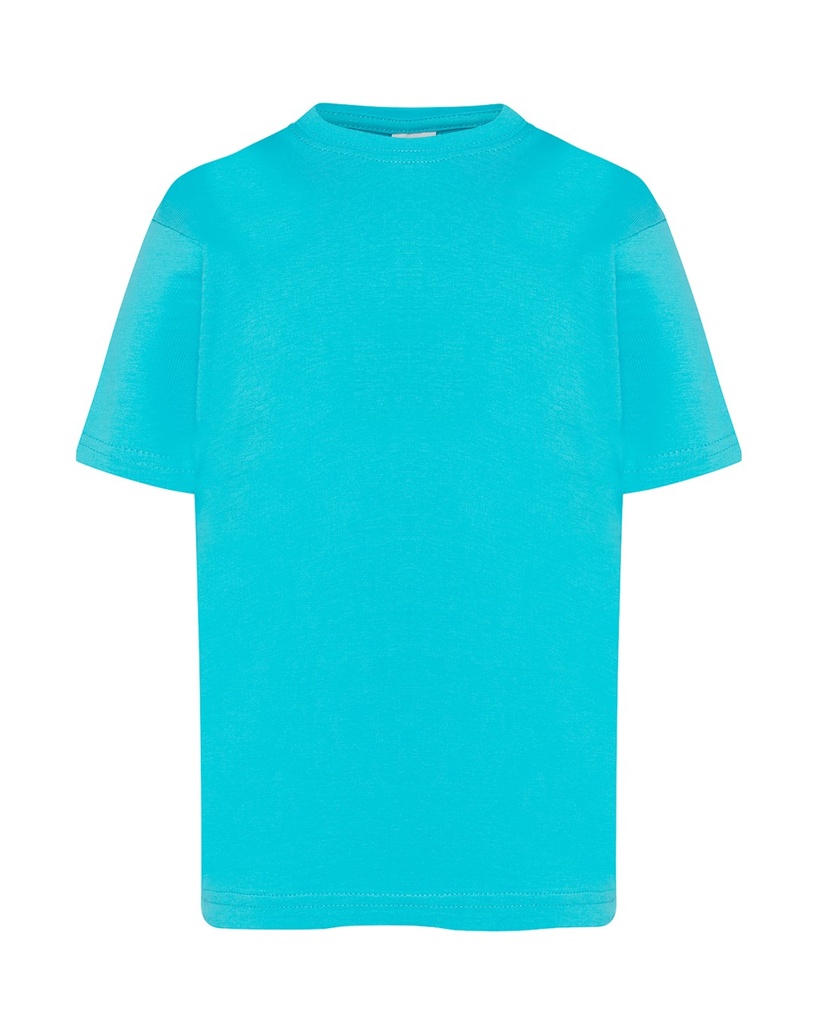 T-Shirt Dzieciecy Klasyczny Bawelniany JHK150K - Turquoise