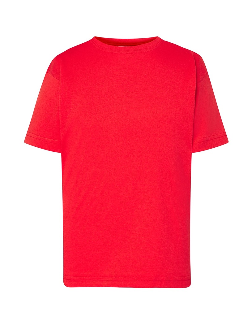 T-Shirt Dzieciecy Klasyczny Bawelniany JHK150K - Warm Red