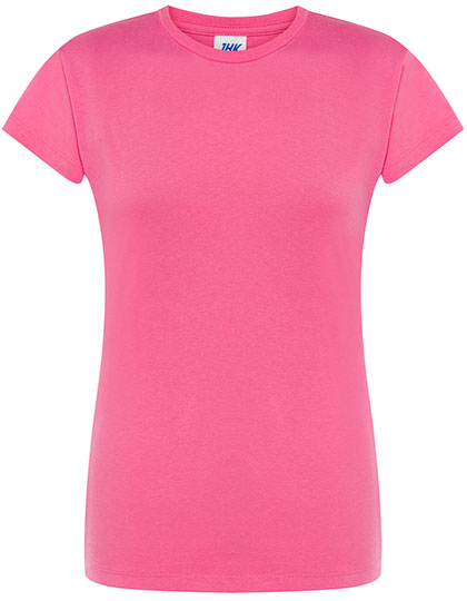 Koszulka Damska Slim Bawelniana JHK152 - Azalea