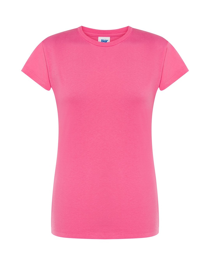 Koszulka Damska Slim Bawelniana JHK152 - Azalea