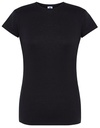 Koszulka Damska Slim Bawelniana JHK152 - Black
