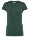 Damski T-shirt slim JHK152 - Bottle Green