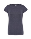 Koszulka Damska Slim Bawelniana JHK152 - Denim Heather
