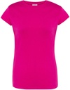 Koszulka Damska Slim Bawelniana JHK152 - Fuchsia
