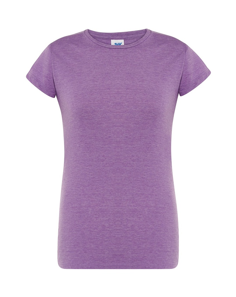 Koszulka Damska Slim Bawelniana JHK152 - Lavender Heather