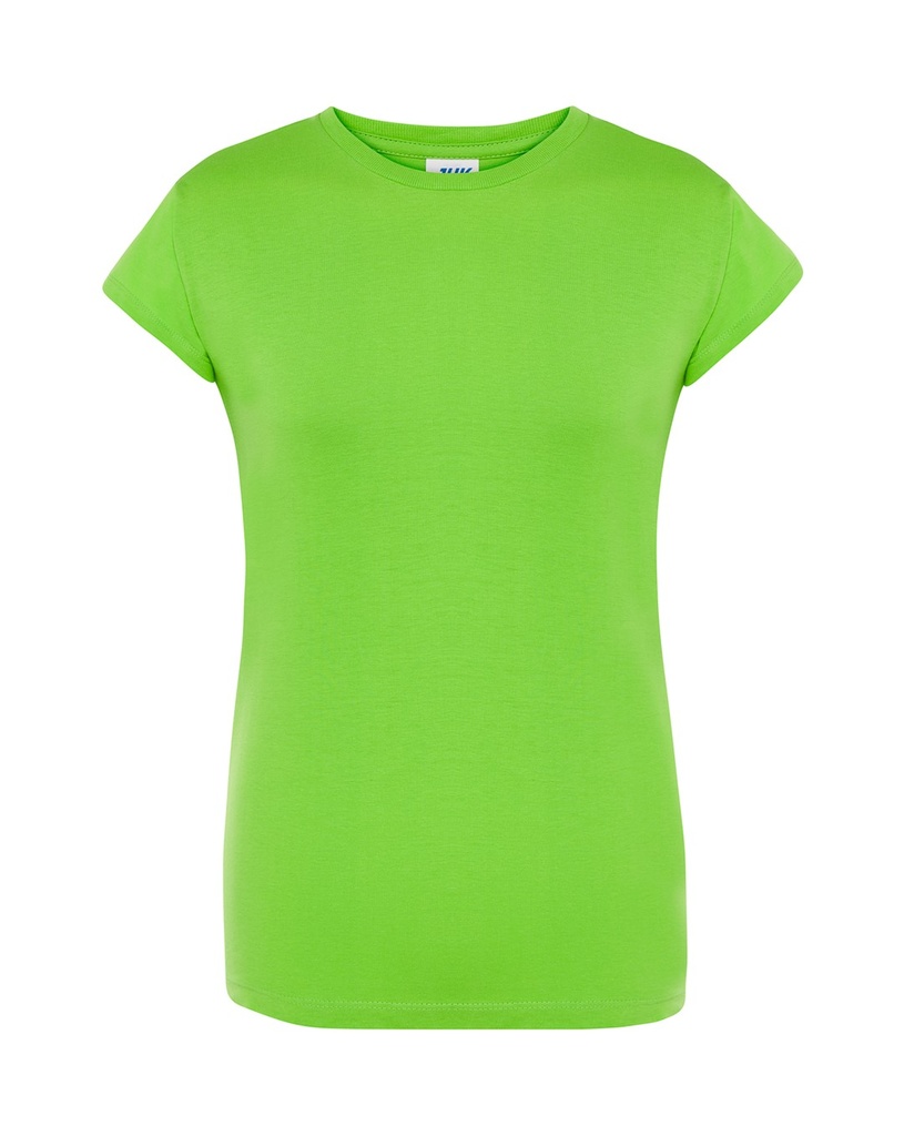 Koszulka Damska Slim Bawelniana JHK152 - Lime