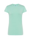 Koszulka Damska Slim Bawelniana JHK152 - Mint Green