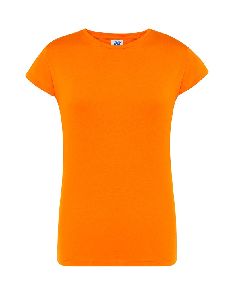 Koszulka Damska Slim Bawelniana JHK152 - Orange