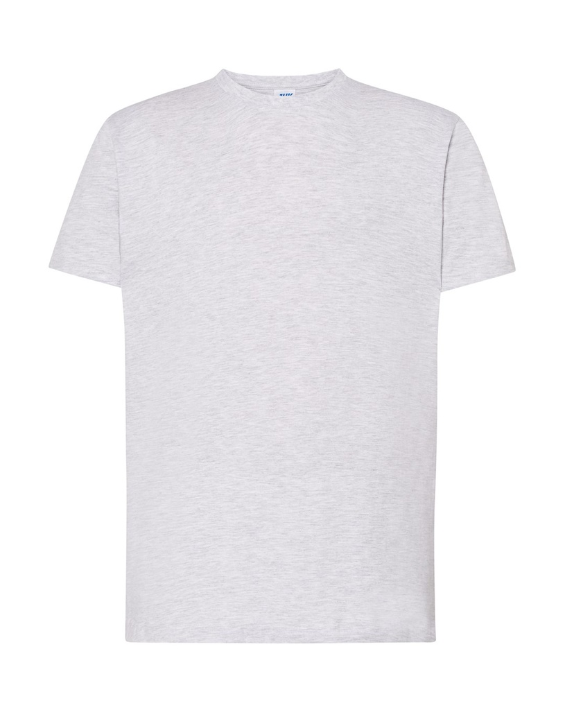 T-shirt Meski Klasyczny Bawelniany JHK170 - Ash Melange