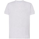 T-shirt męski klasyczny JHK170 - Ash Melange