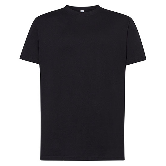 T-shirt Meski Klasyczny Bawelniany JHK170 - Black