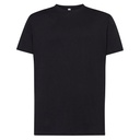 T-shirt Męski Klasyczny Bawełniany JHK170 - Black