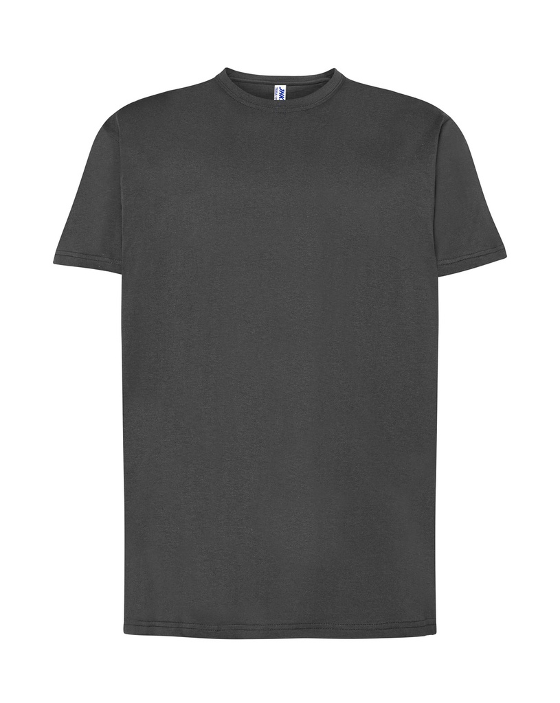 T-shirt Męski Klasyczny Bawełniany JHK170 - Graphite
